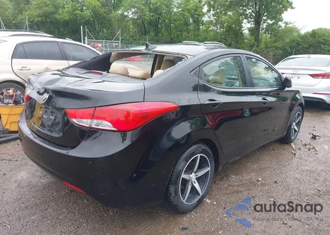 2012 Hyundai Elantra Gls (Ulsan Plant) z USA, uszkodzony, nr VIN KMHDH4AE1CU207971